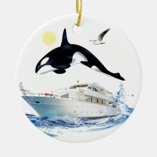Ornement d'observateur de baleine
