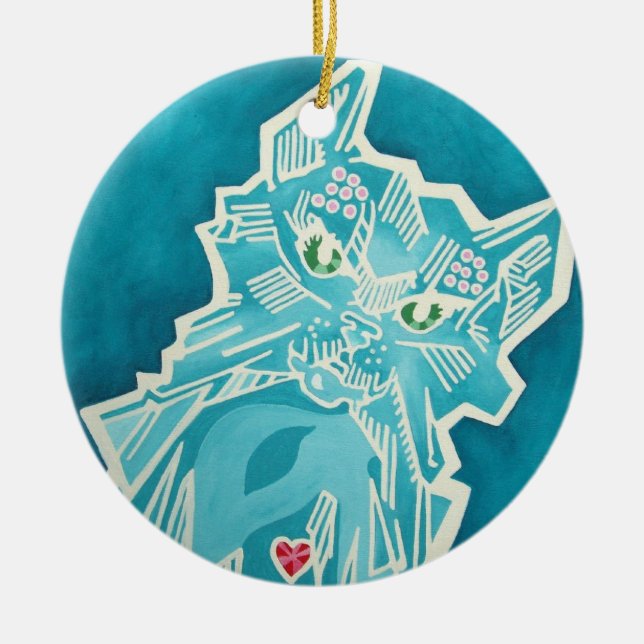 Ornement d'once - gâchis (Devant)