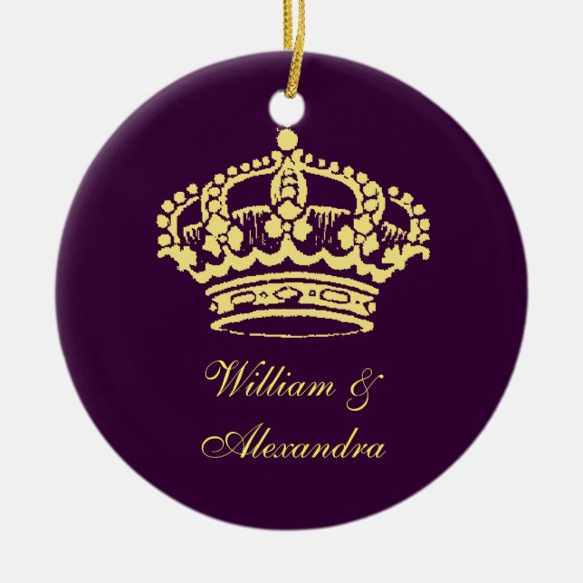 Ornement d'or de couronne (Devant)