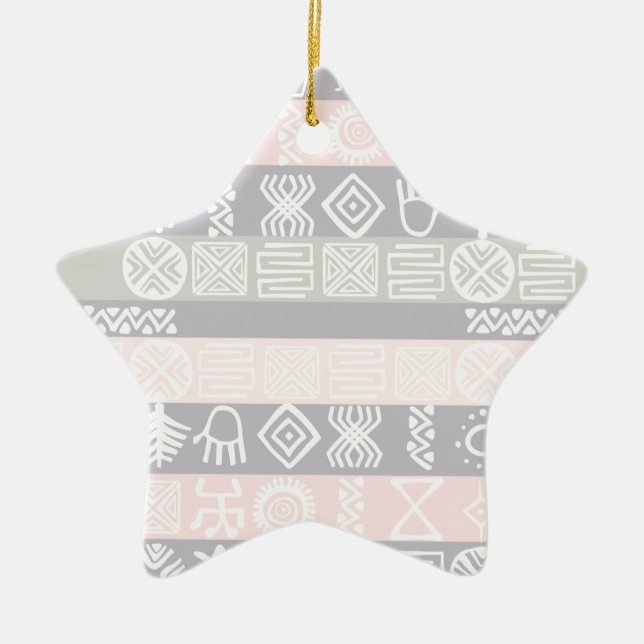 Ornement d'origine africaine Boho Design (Devant)