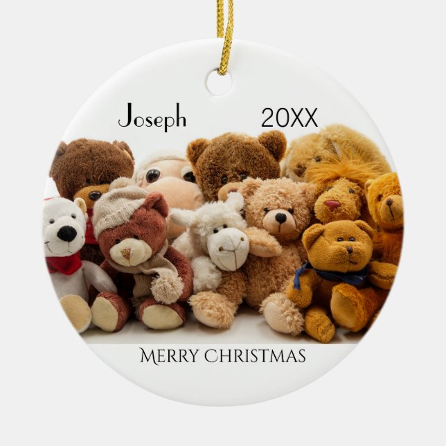 Ornement d'ours en peluche par HAMbyWG (Devant)