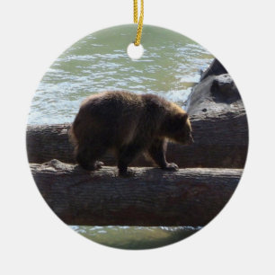 Ornement d'ours grizzly