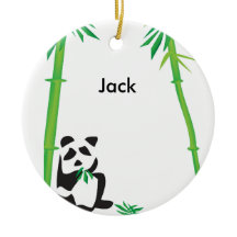 Ornement d'ours panda !