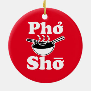 Ornement drôle de Noël de Pho Sho