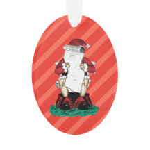 Ornement drôle de Père Noël