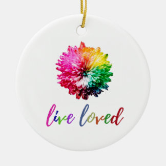 Ornement du cercle aimé en direct