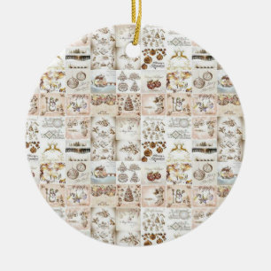 Ornement du cercle de Noël