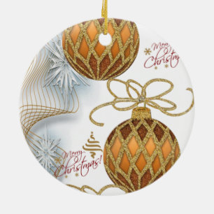 Ornement du Cercle de Noël, Boules d'or