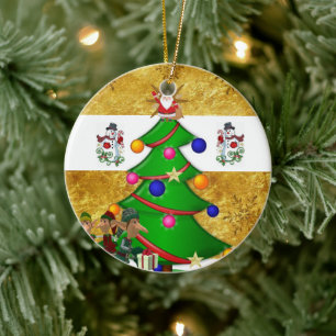 Ornement du Cercle de Noël, Elfe des neiges