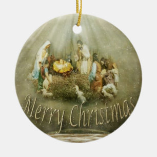 Ornement du Cercle de Noël, Jésus Christ