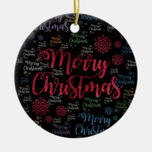 Ornement du Cercle de Noël, Joyeux Noël
