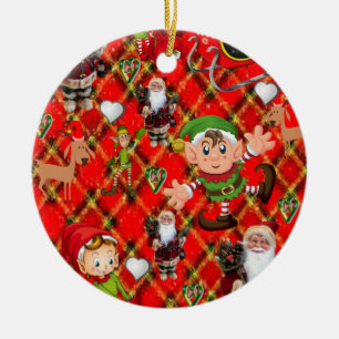 Ornement du Cercle de Noël, Père Noël