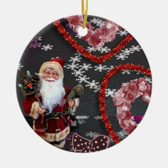 Ornement du Cercle de Noël, Père Noël (Devant)
