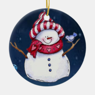 Ornement du Cercle de Noël, Snowman