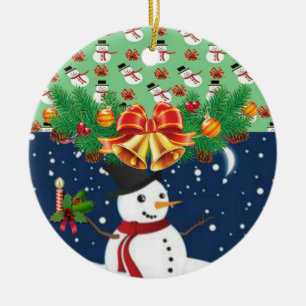 Ornement du Cercle de Noël, Snowman