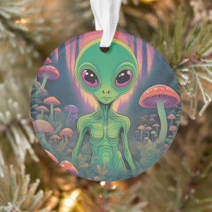 Ornement du champignon Alien