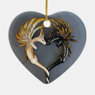 Ornement du coeur du dragon