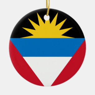 ornement du drapeau antigua et barbuda