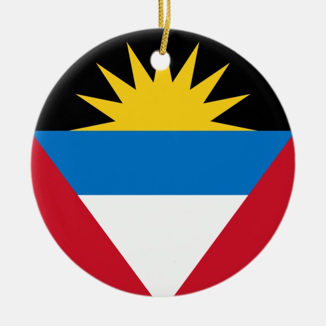 ornement du drapeau antigua et barbuda (Devant)