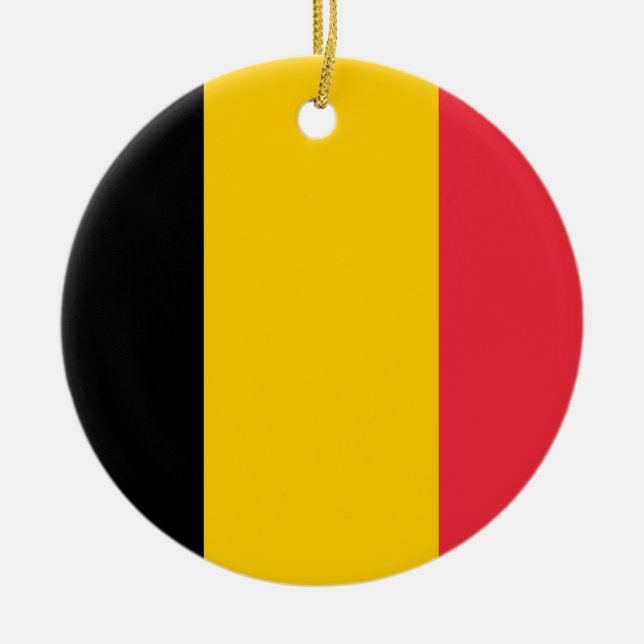 Ornement du drapeau de Belgique (Devant)