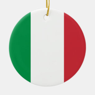 Ornement du drapeau italien