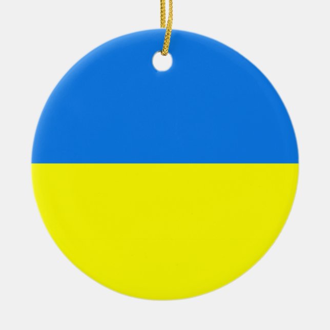 ornement du drapeau ukrainien (Devant)