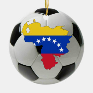 Ornement du football du football du Venezuela
