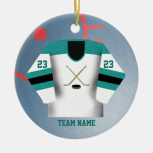 Ornement du Jersey de joueur de hockey