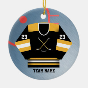 Ornement du Jersey de joueur de hockey