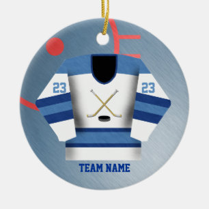 Ornement du Jersey de joueur de hockey