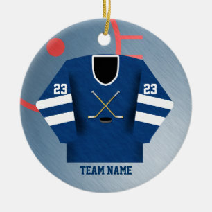 Ornement du Jersey de joueur de hockey