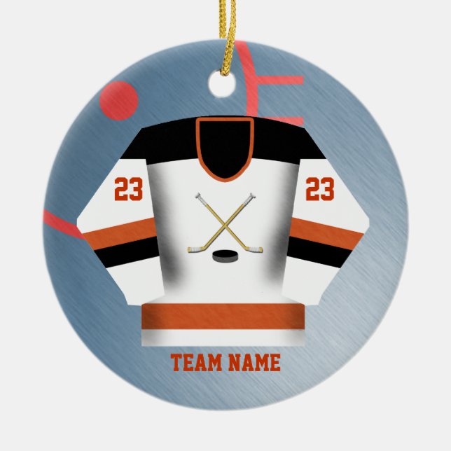 Ornement du Jersey de joueur de hockey (Devant)