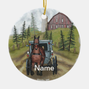 Ornement du jour de la ville d'Amish