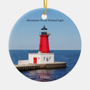 Ornement du phare de Menominee North Pierhead