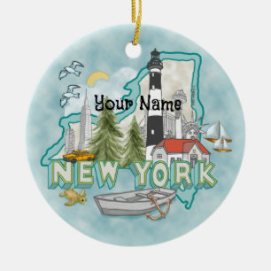 Ornement du phare de New York