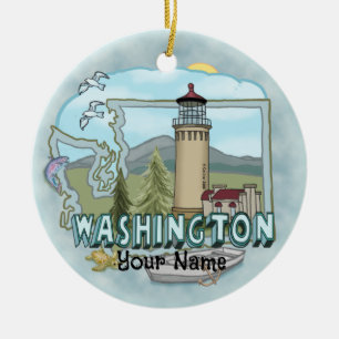 Ornement du phare de Washington