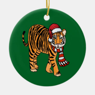Ornement du tigre de Noël