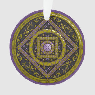 Ornement en acrylique Mandala du Sagittaire