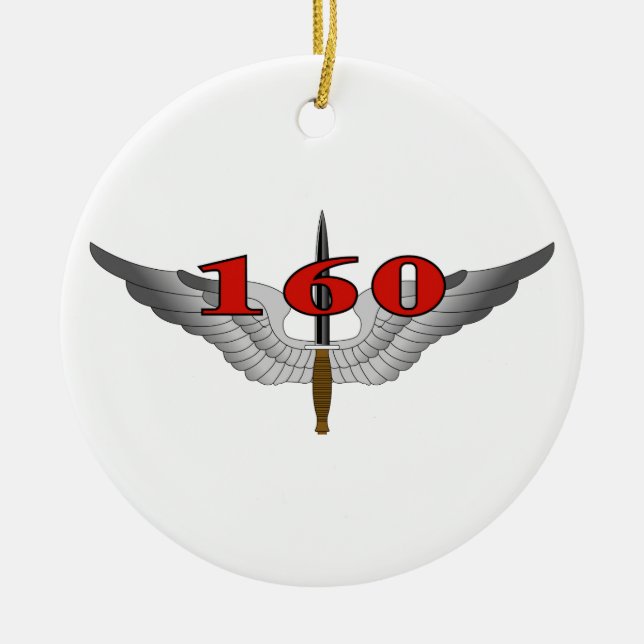 Ornement En Céramique 160e Régiment d'aviation des opérations spéciales (Devant)
