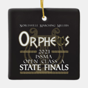 Ornement En Céramique 2021 Noblesville Marching Millers - Finales de l'