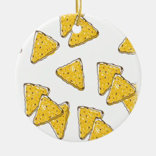 Ornement En Céramique 24 février - jour de puce de tortilla