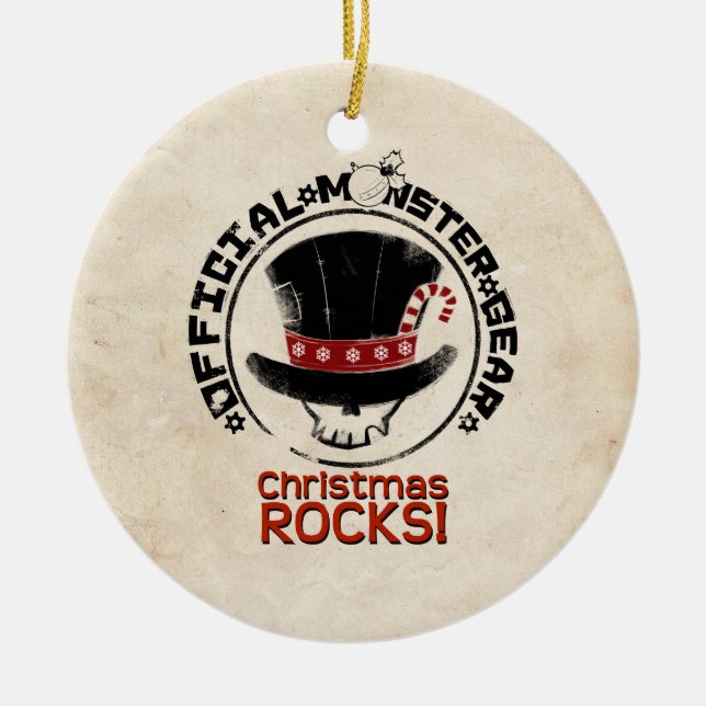 Ornement En Céramique 4 petits monstres - vacances d'Andy (Devant)