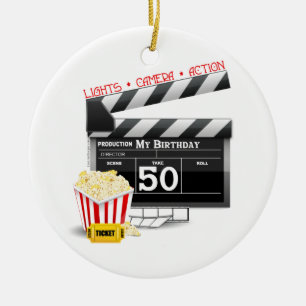 Ornement En Céramique 50e anniversaire Movie Thème
