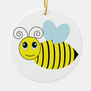 Ornement En Céramique Abeille mignonne de miel