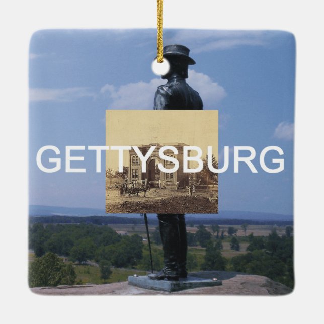 Ornement En Céramique ABH Gettysburg (Dos)