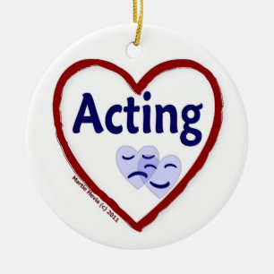 Ornement En Céramique Action d'amour