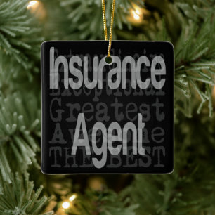 Ornement En Céramique Agent d'assurance Extraordinaire