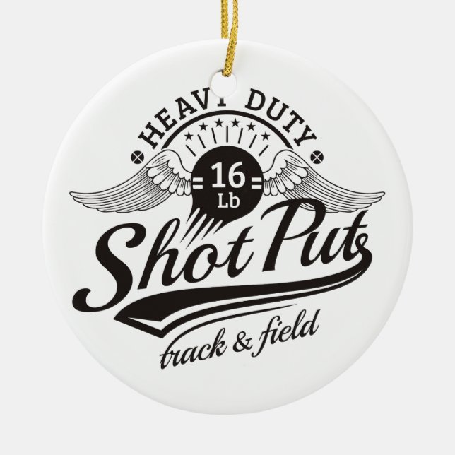 Ornement En Céramique ailes mises par tir (Devant)