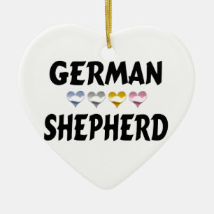 Ornement En Céramique Aimez le berger allemand