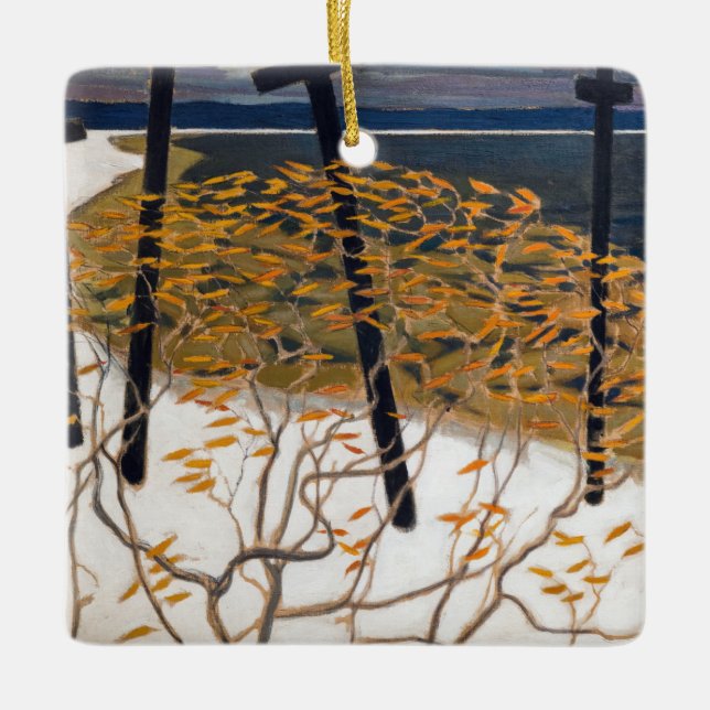 Ornement En Céramique Akseli Gallen-Kallela - Automne (Devant)
